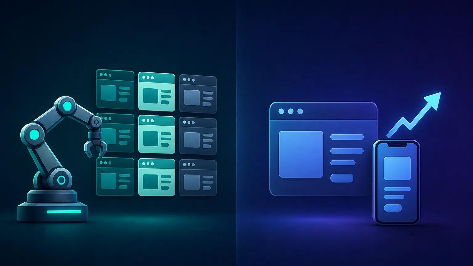 A two-sided split contrasting AdsPower's automation and dual-engine breadth against Dolphin Anty's affiliate and mobile focus